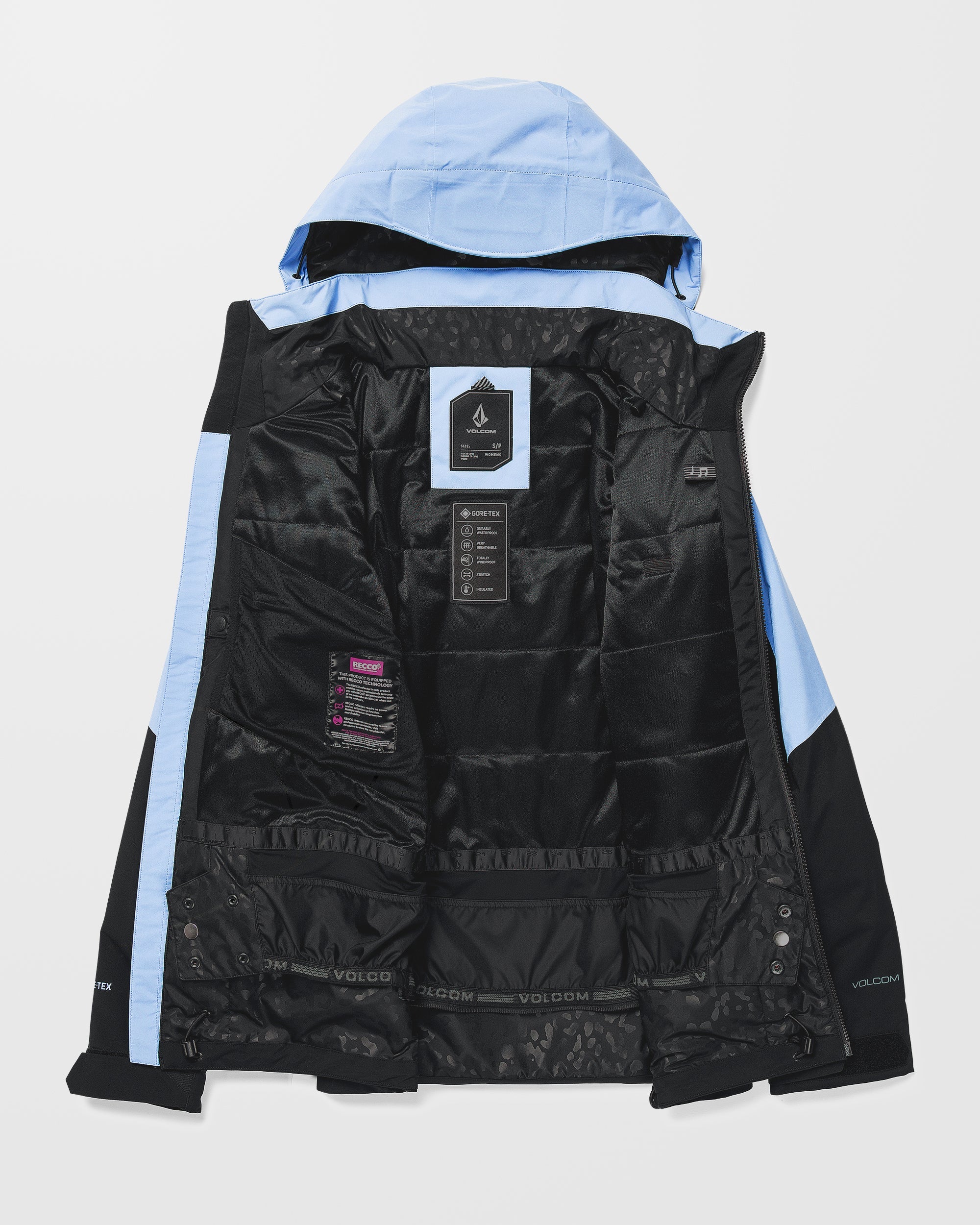 Veste 3D Stretch Gore-Tex - Crystal Blue - Femme - Volcom France