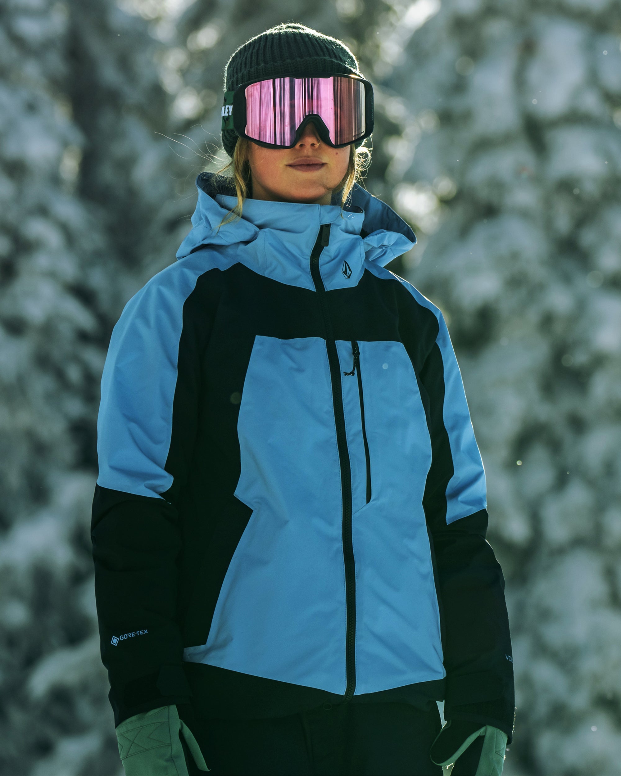 Veste 3D Stretch Gore-Tex - Crystal Blue - Femme - Volcom France