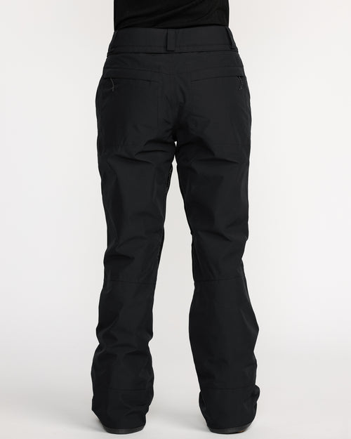 Pioneer Camp Pantalon de ski pour femme, coutures scellées, imperméable, guêtres de neige intégrés, genou, articulé, bretelles amovibles réglables, pantalon Softshell d'hiver d'extérieur, Noir , S Pioneer Camp Pantalon de ski pour femme, coutures scellées, imperméable, guêtres de neige intégrés, genou, articulé, bretelles amovibles réglables, pantalon Softshell d'hiver d'extérieur, Noir , S