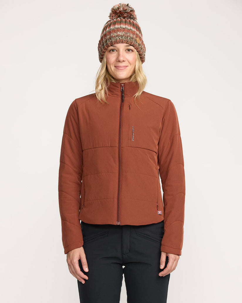 Veste zippée Evergreen - Henna