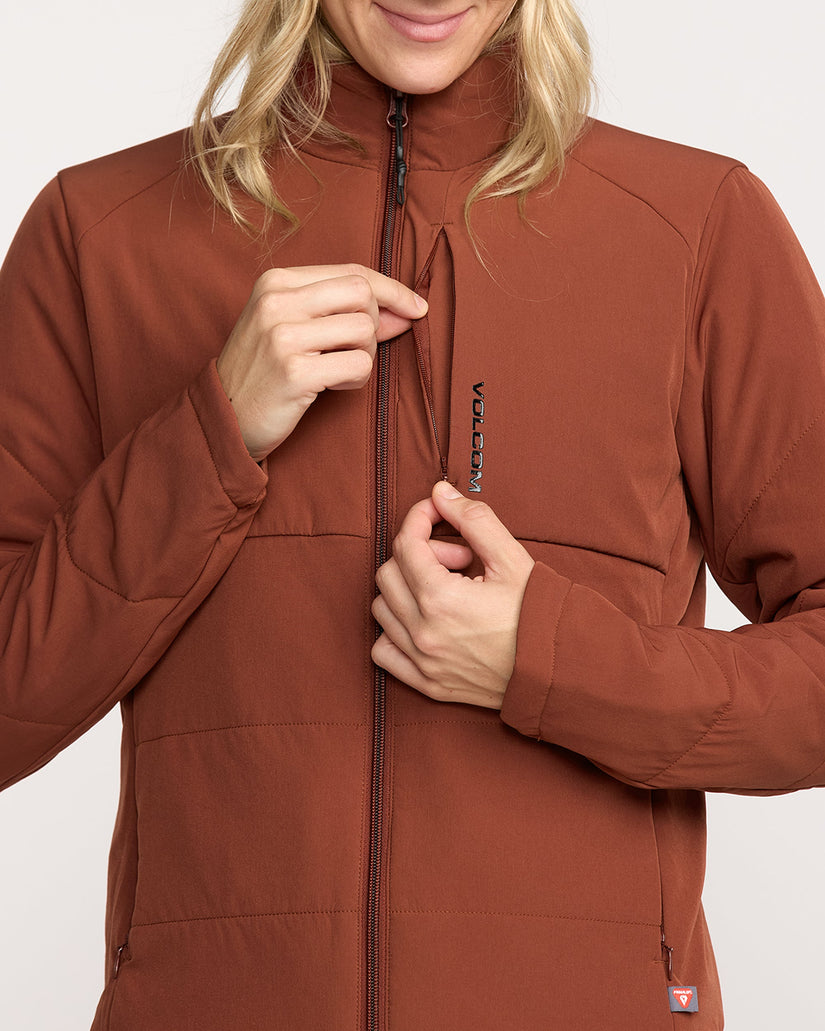 Veste zippée Evergreen - Henna