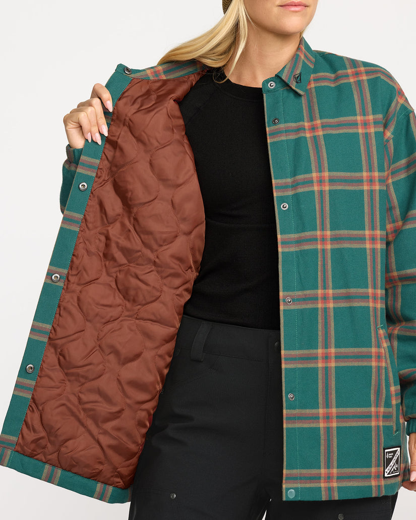 Veste Flannel Insulated Riding - Atlantic Deep