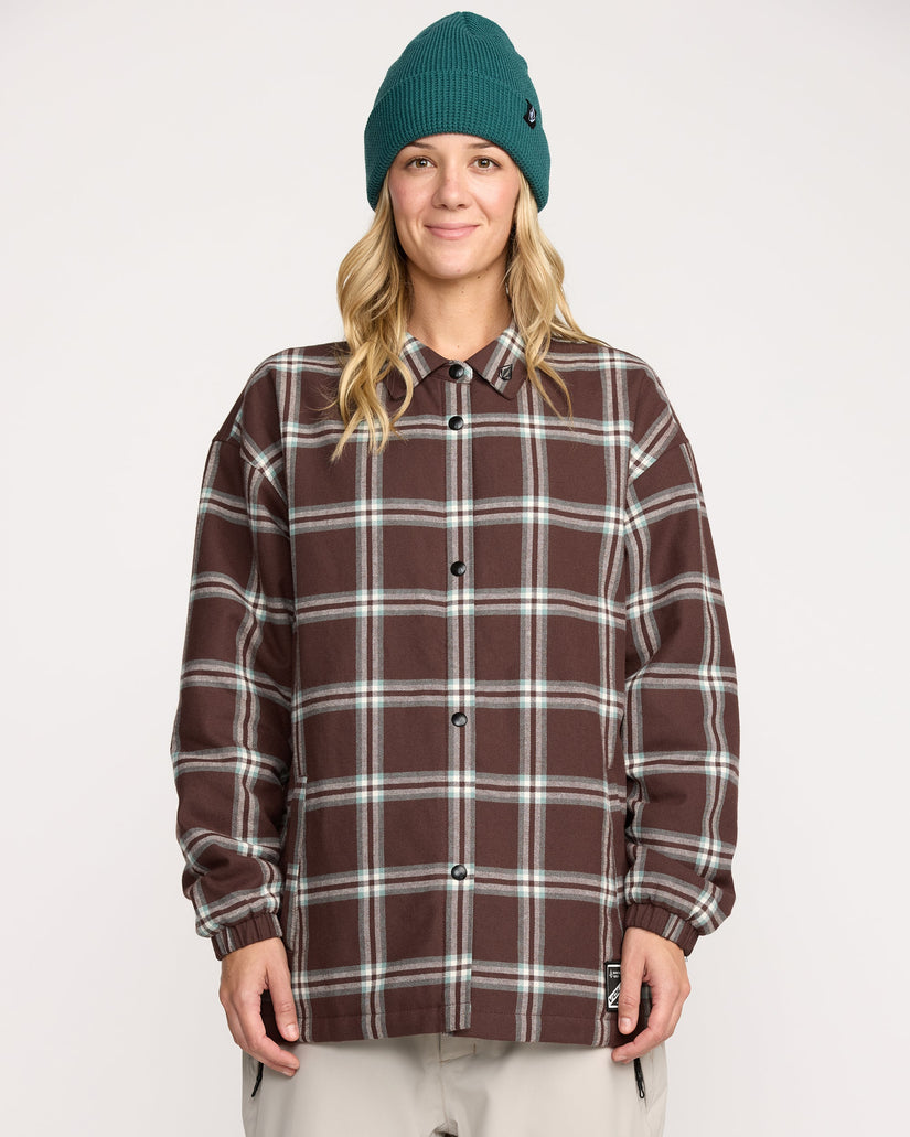 Veste Flannel Insulated Riding - Oxblood