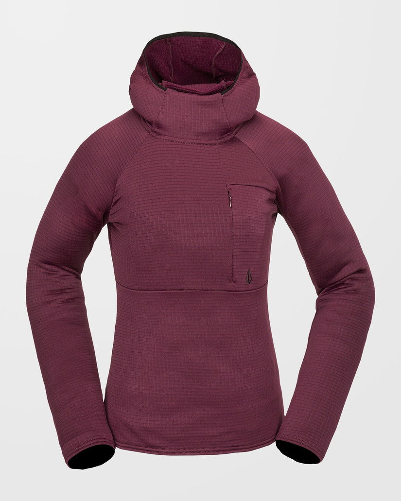 Sweat à capuche Gridlock - Burgundy