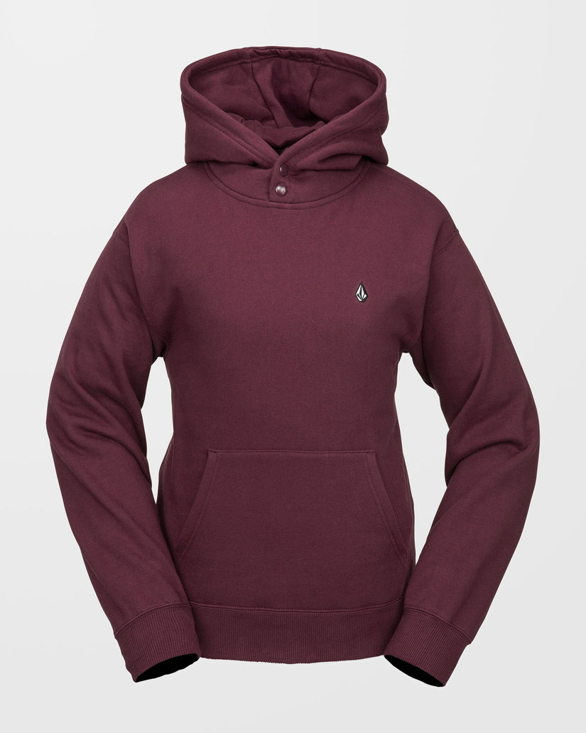 Sweat à capuche Costus Fleece - Burgundy