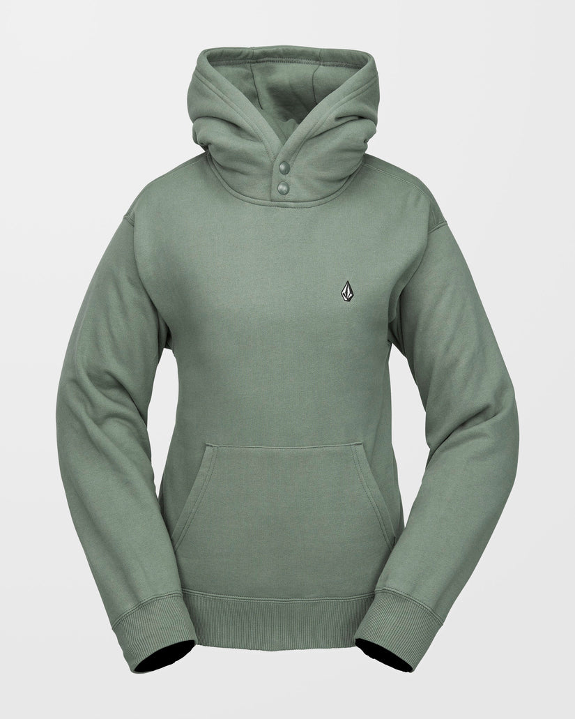 Sweat à capuche Costus Fleece - Lichen Green