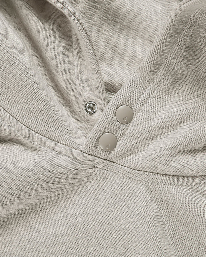 Sweat à capuche Costus Fleece - Stone