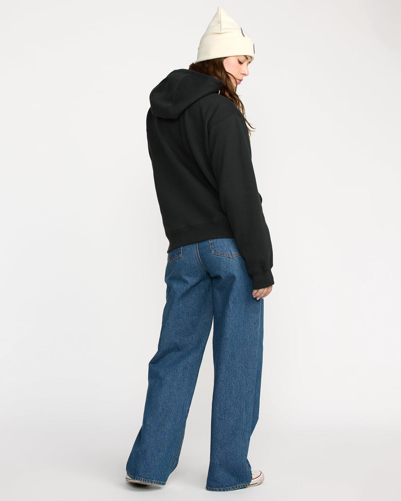 Sweat à capuche Costus Fleece - Black