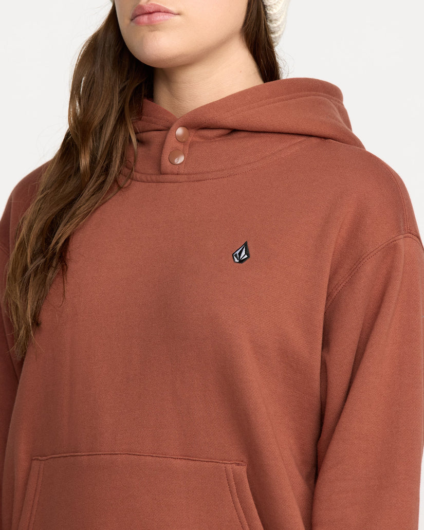 Sweat à capuche Costus Fleece - Henna