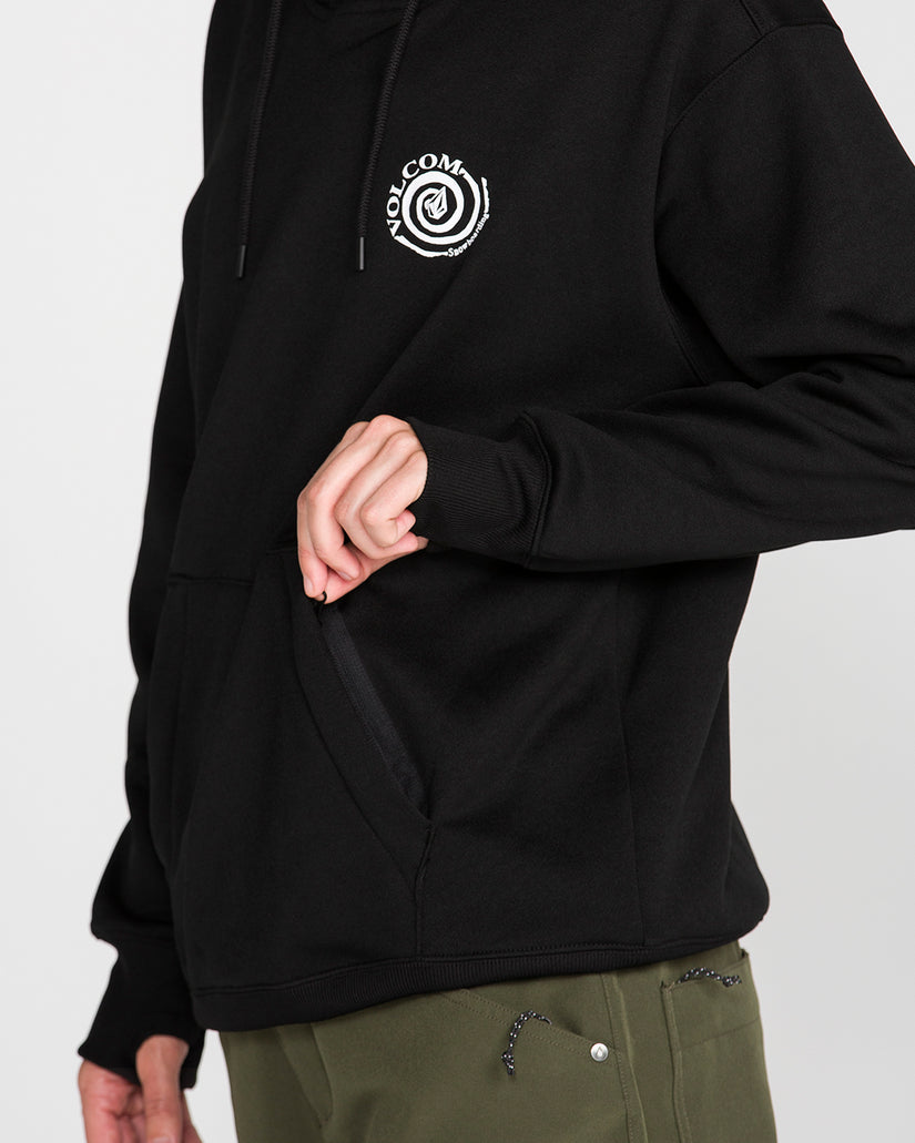 Sweat à capuche Riding Hydro - Black
