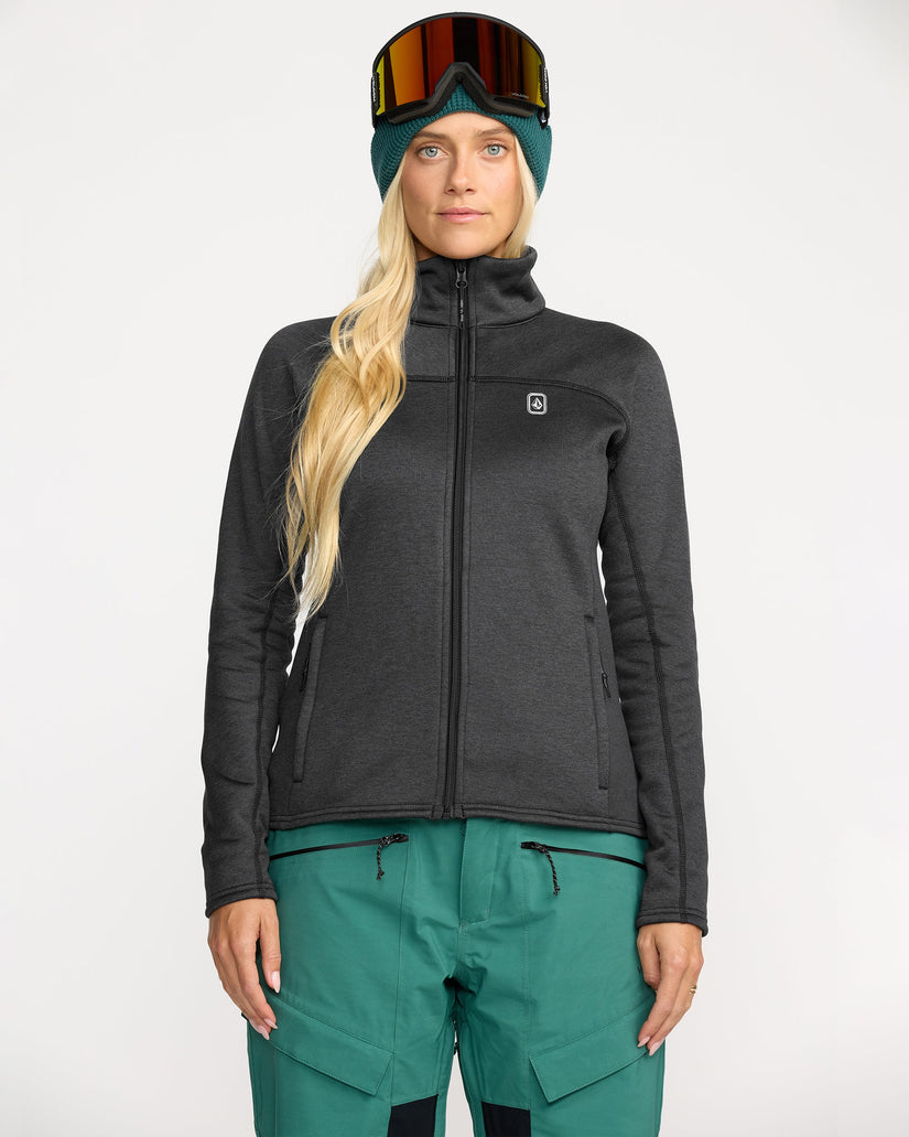 Sweat zippé Frostbyte Fleece - Black