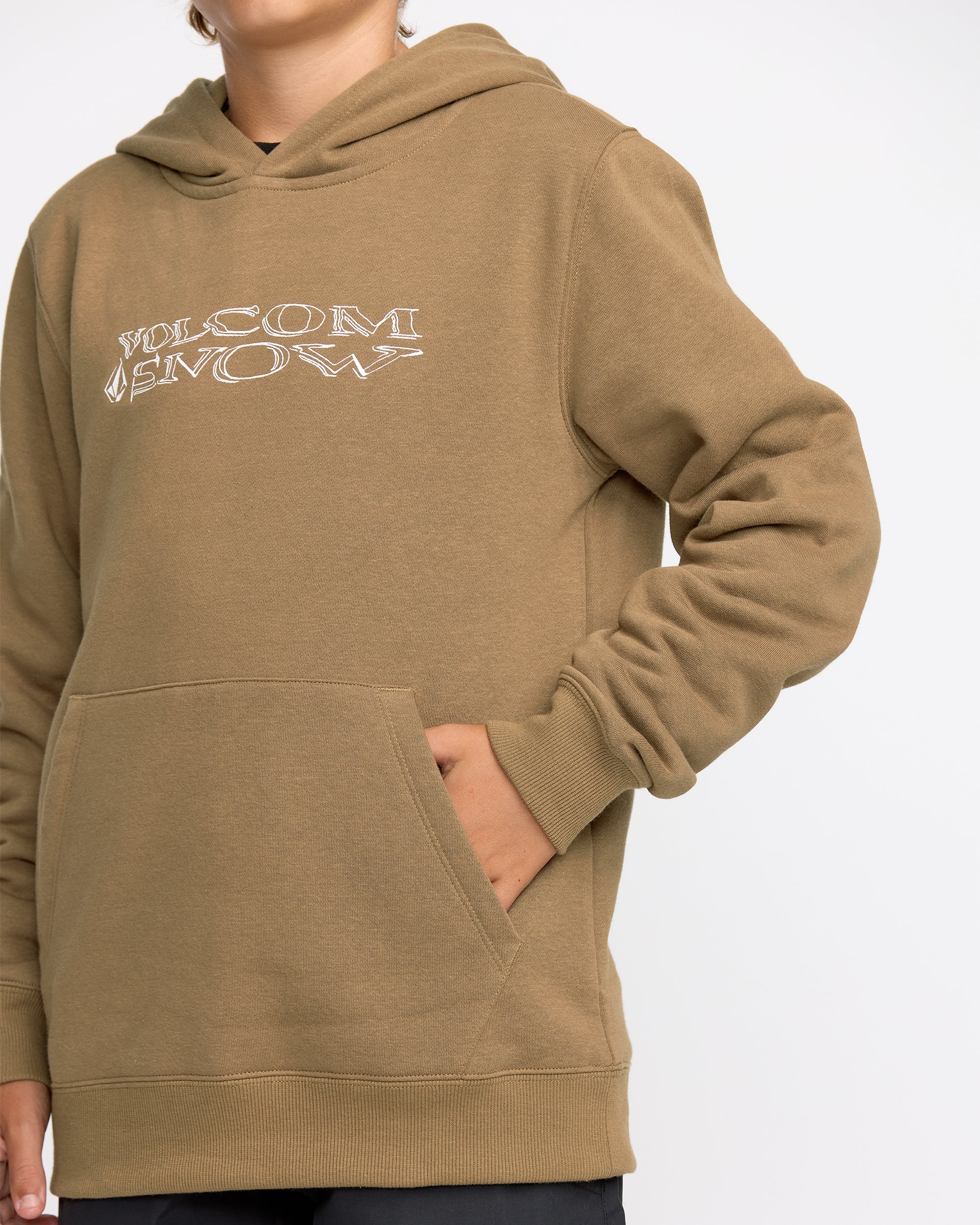 Sweat Volcom Youth Easy Basic – Gris Bruyère – Taille M (5) – Neuf Avec étiquette