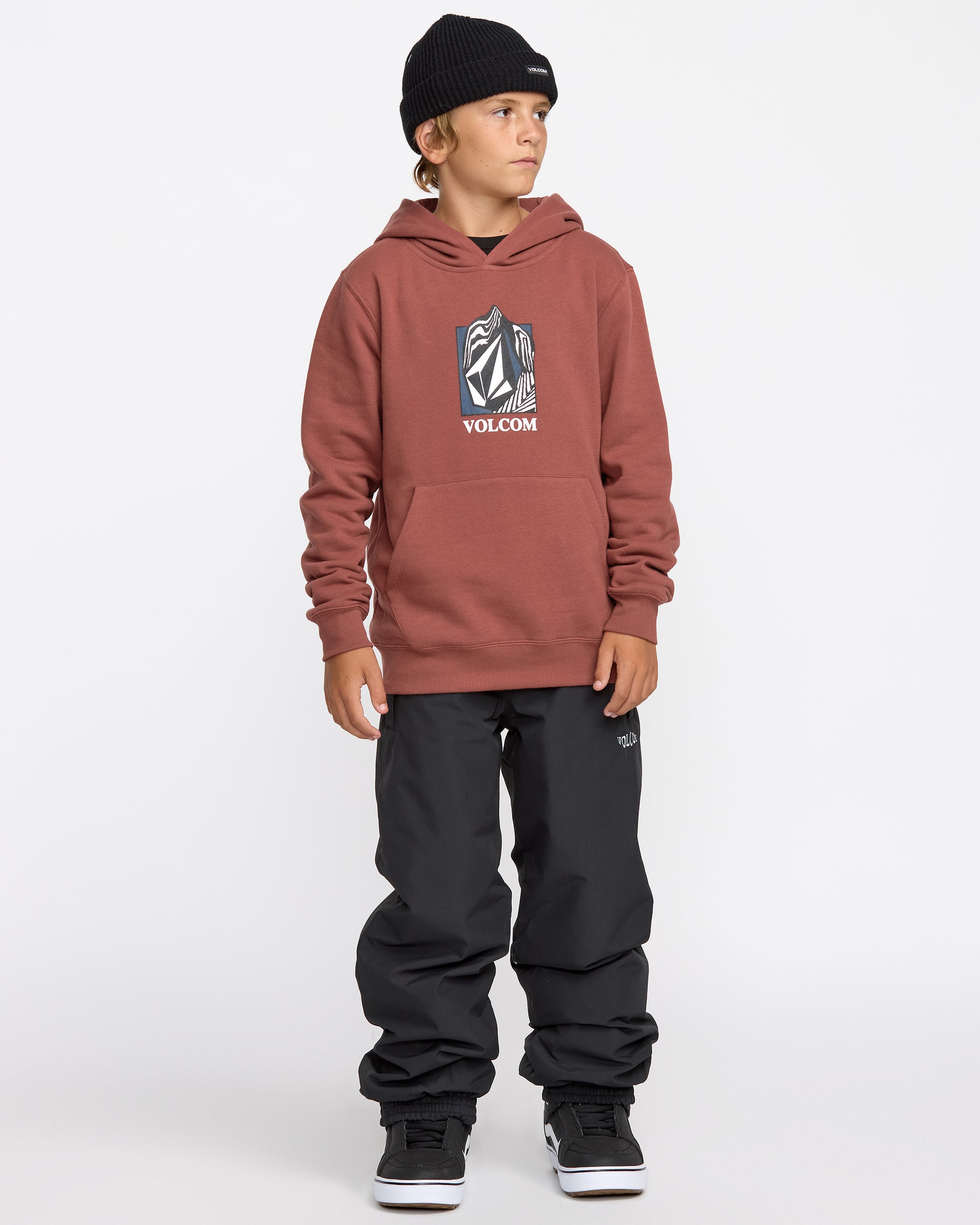 Sweat à capuche Hydro Fleece - Black Print - (ENFANT) - France - Garantie 2 ans