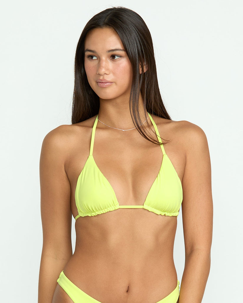 Haut de bikini triangle Simply Seamless - Island Green