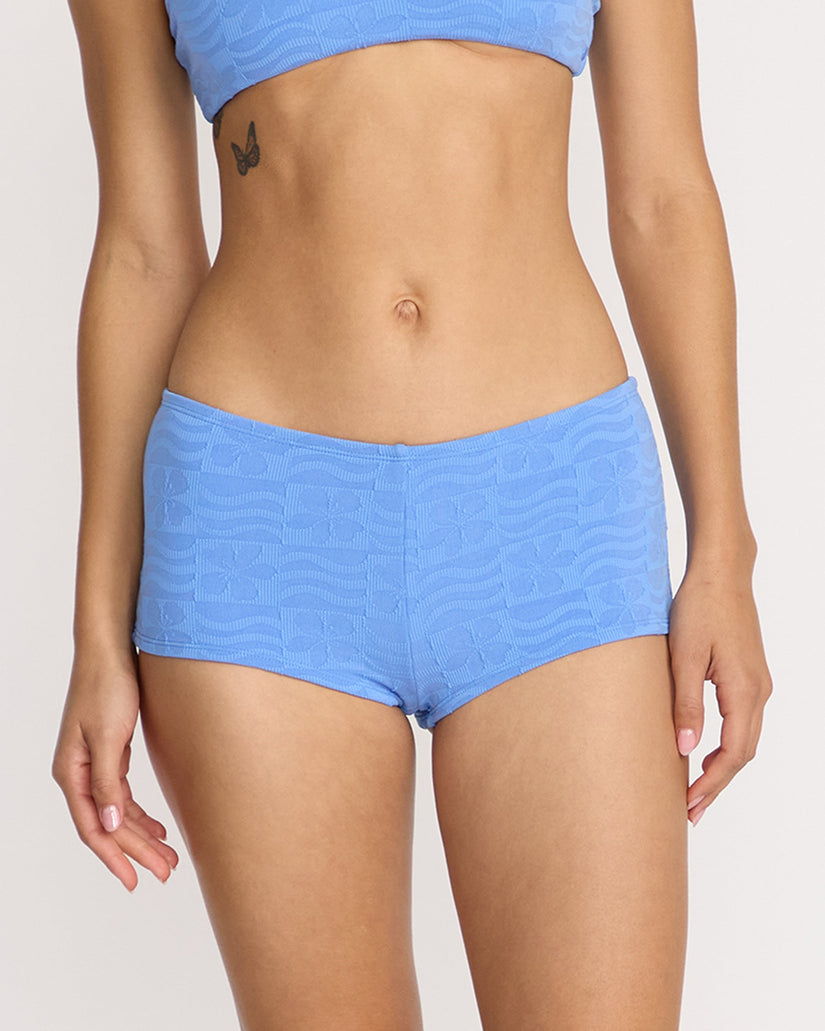 Bas de bikini Coco Surf Short - Light Blue Acid