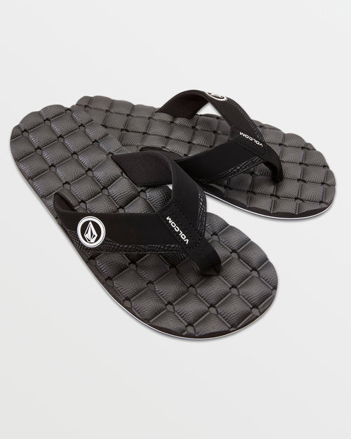 Sandales Tongs Volcom Trails SNDL Pour Homme, Couleur Orange, Matière Synthétique - Neuf Avec Emballage