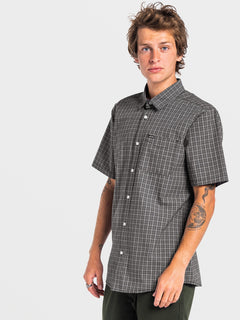 Mini Check Woven Shirt - BLACK (A0412207_BLK) [5]
