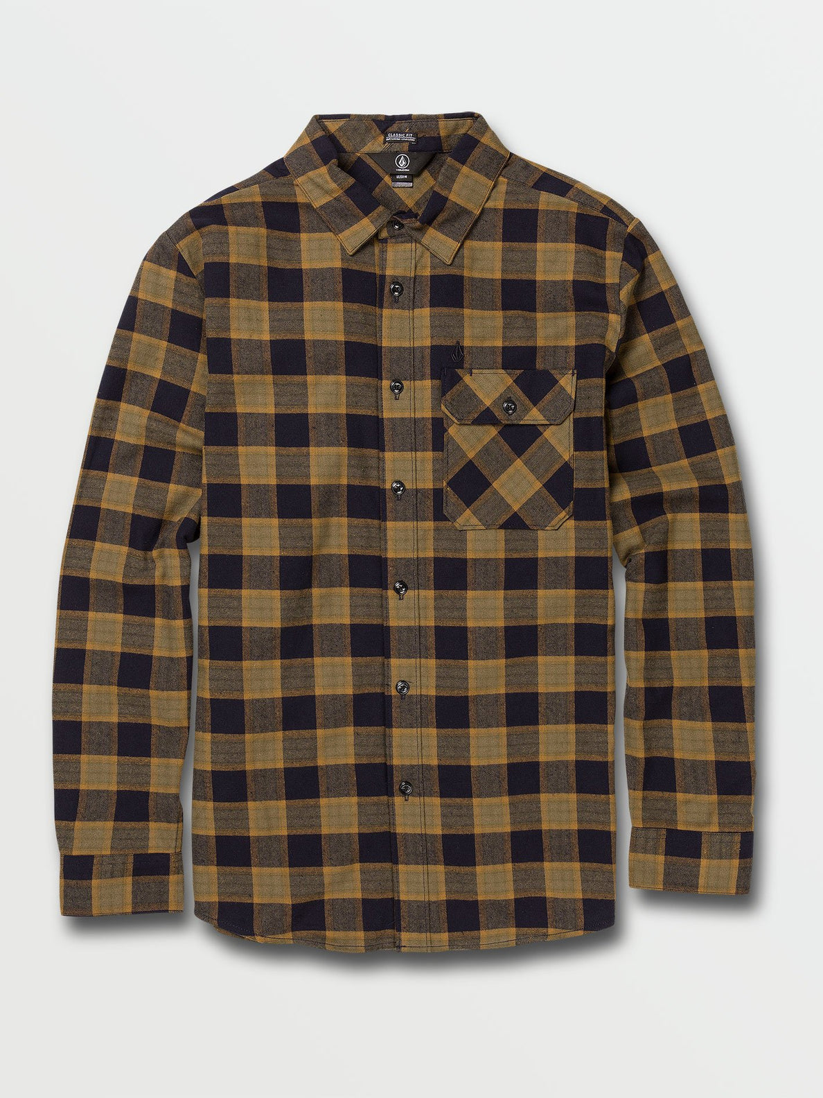 SHADOWS FLANNEL LS (A0542103_NVY) [F]