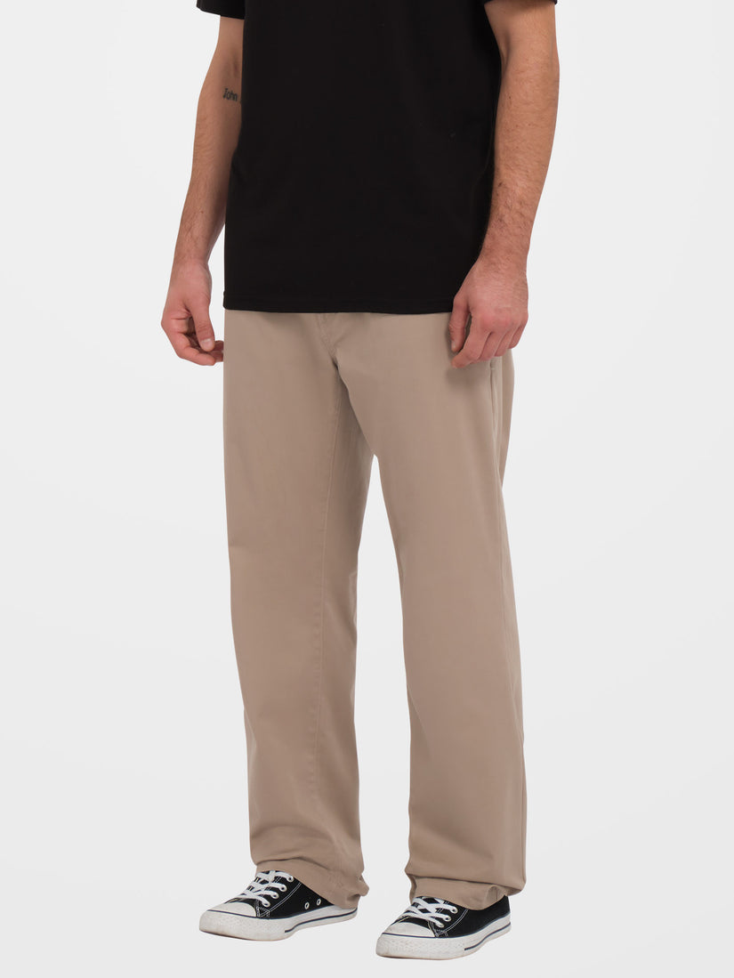Frickin Regular Stretch Chino Trousers - KHAKI (A1112304_KHA) [F]