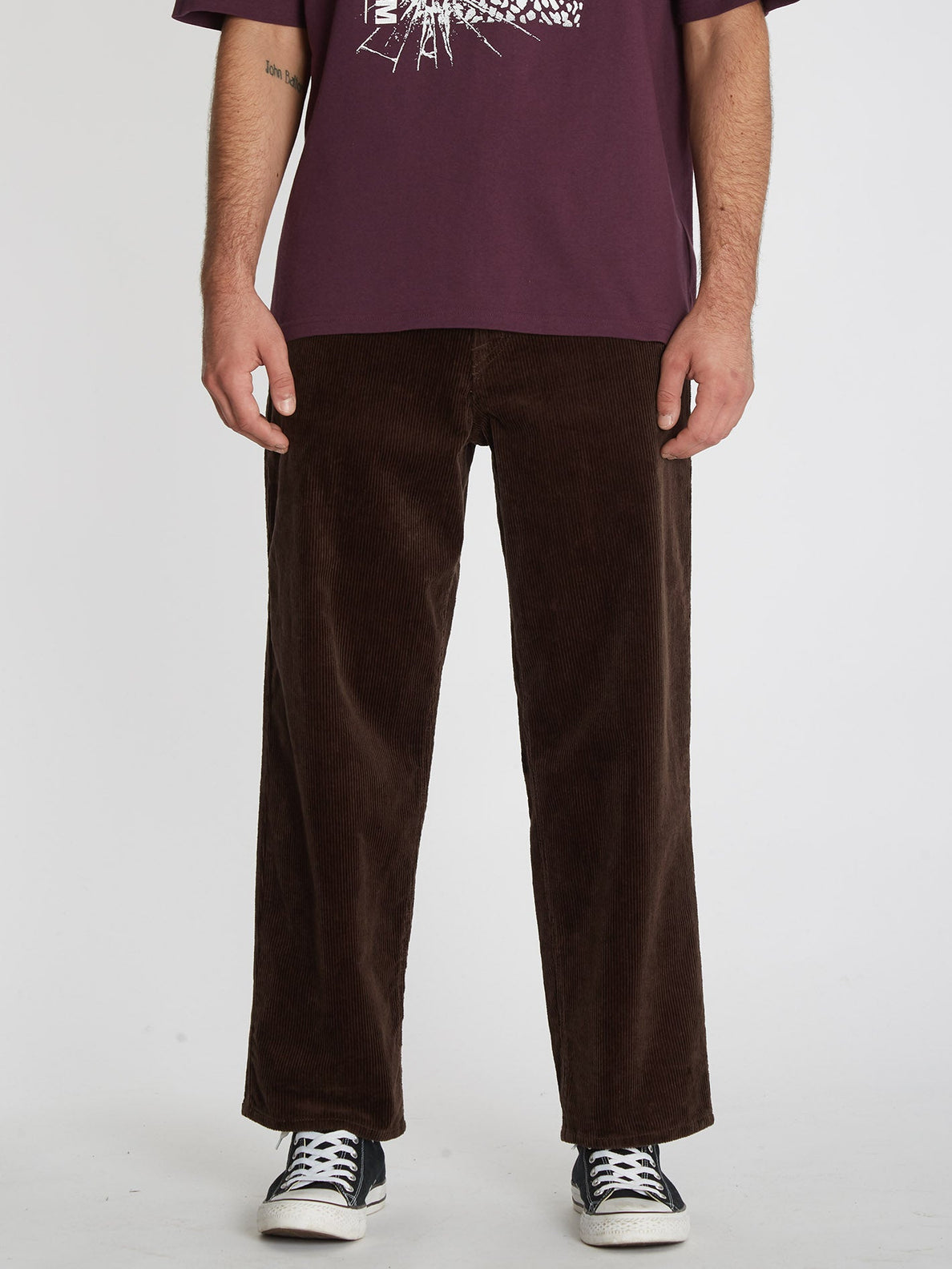 Lurking About Corduroy Trousers - DARK BROWN (A1132207_DBR) [F]