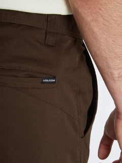 Frickin Modern Stretch Chino Trousers - DARK BROWN (A1132208_DBR) [4]
