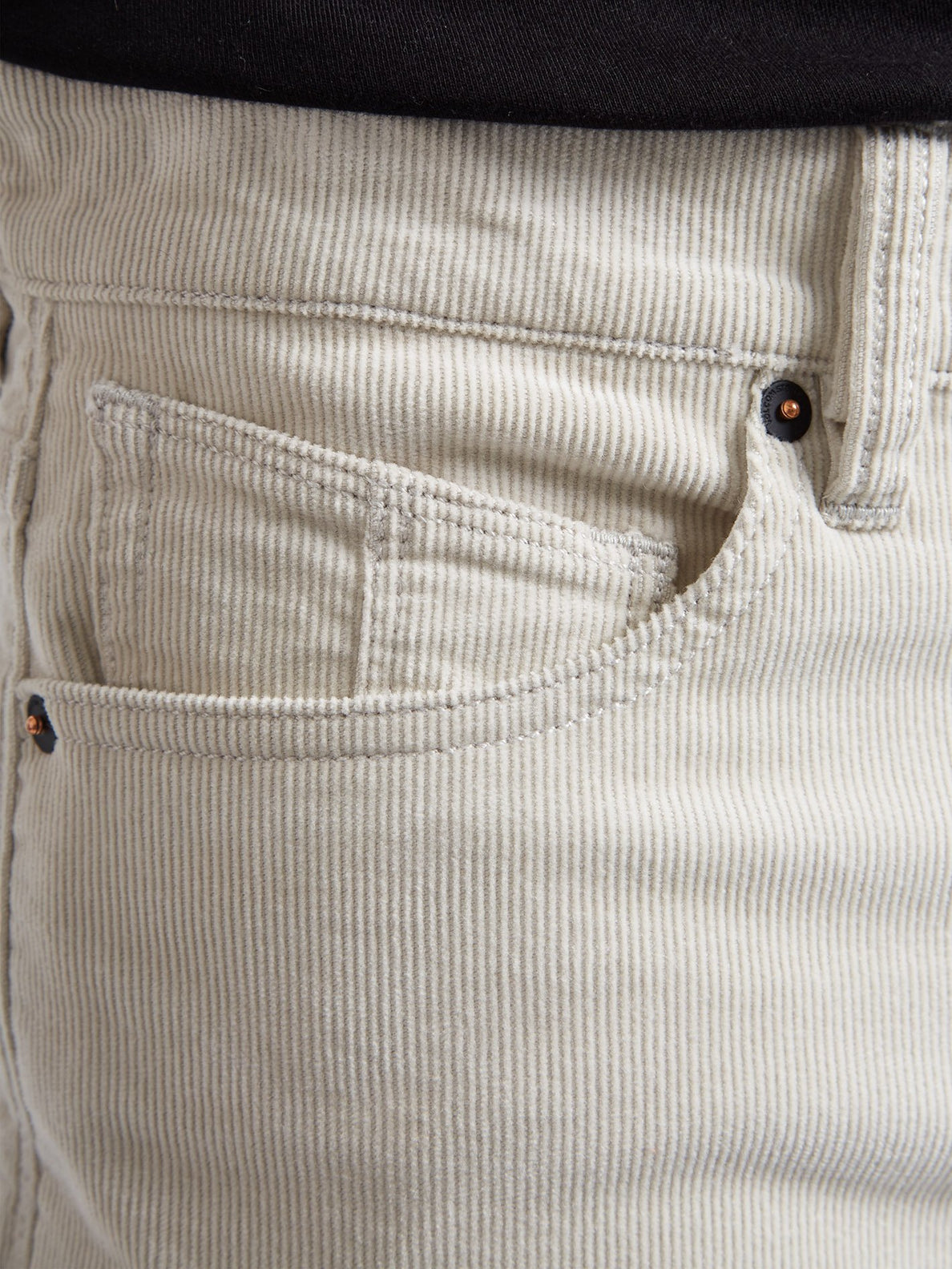 Pantalon Côtelé Solver 5 Pocket - Stone