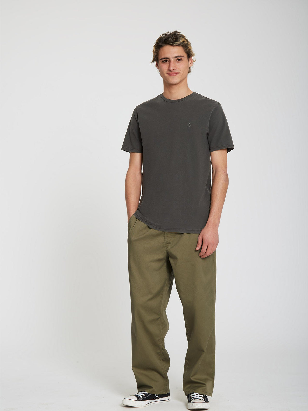 Pantalon Outer Spaced Solid Elasticated waist - MARTINI OLIVE