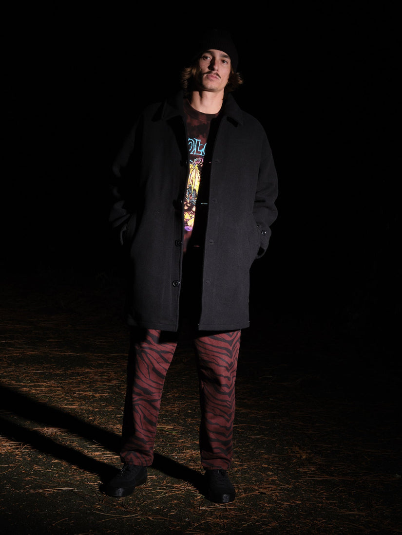 Manteau Peacoat Floyder - BLACK