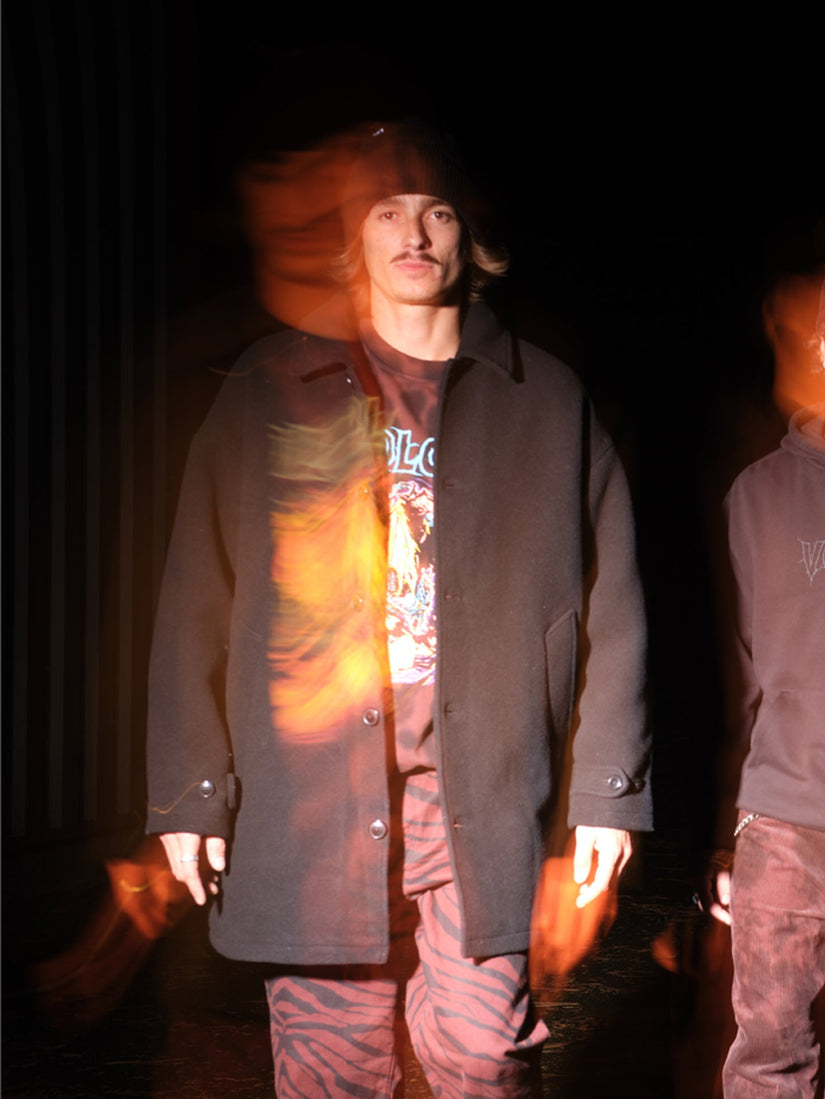 Manteau Peacoat Floyder - BLACK