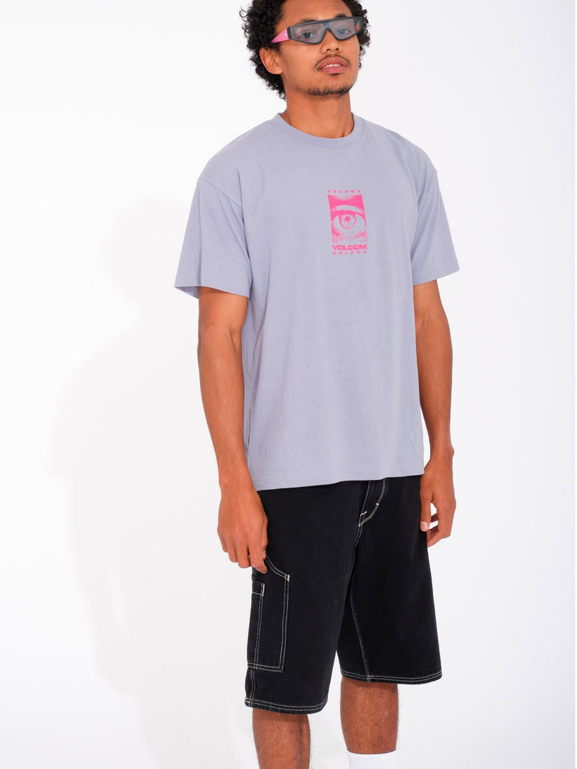 LABORED DENIM UTILITY SHORT (A2012301_BLK) [F]