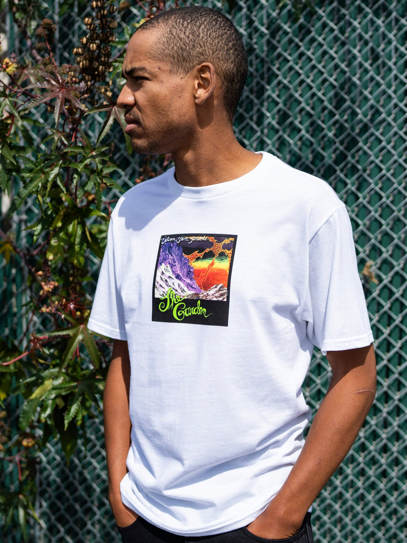 T-shirt V Ent The Garden - WHITE