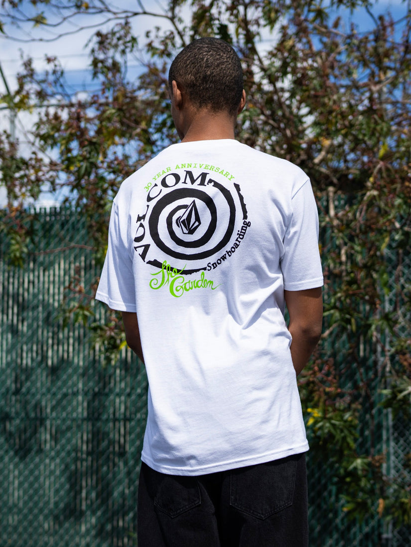 T-shirt V Ent The Garden - WHITE