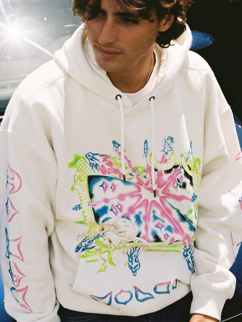 Sweat à capuche Sam Ryser - OFF WHITE