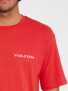 Volcom Stone T-shirt - Carmine Red (A4312105_CMR) [2]