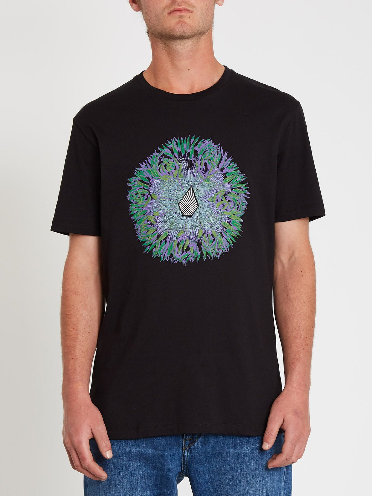 Coral Morph T-shirt - Black (A5212110_BLK) [F]