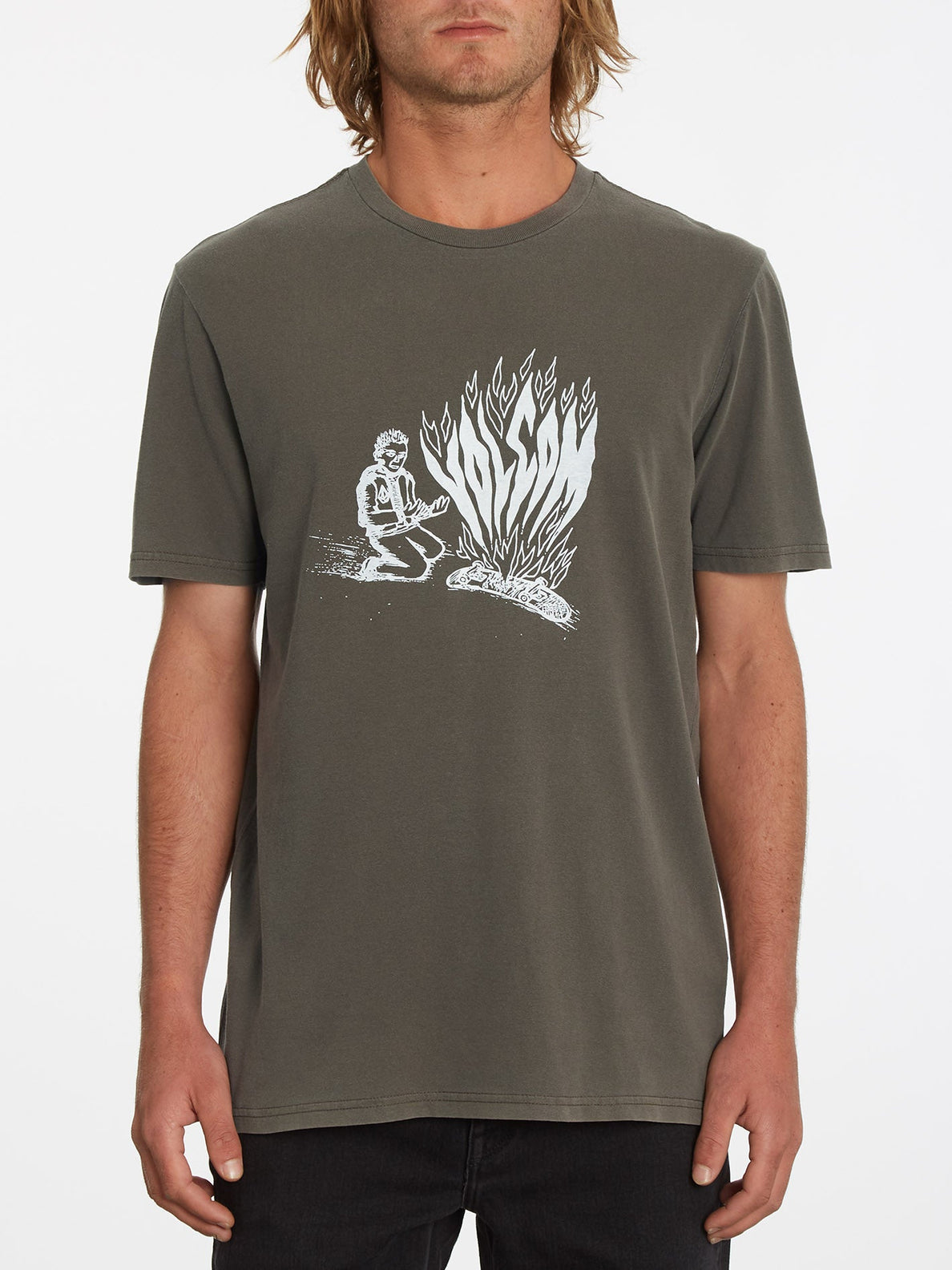 Burnher T-shirt - DARK BROWN (A5232205_DBR) [F]