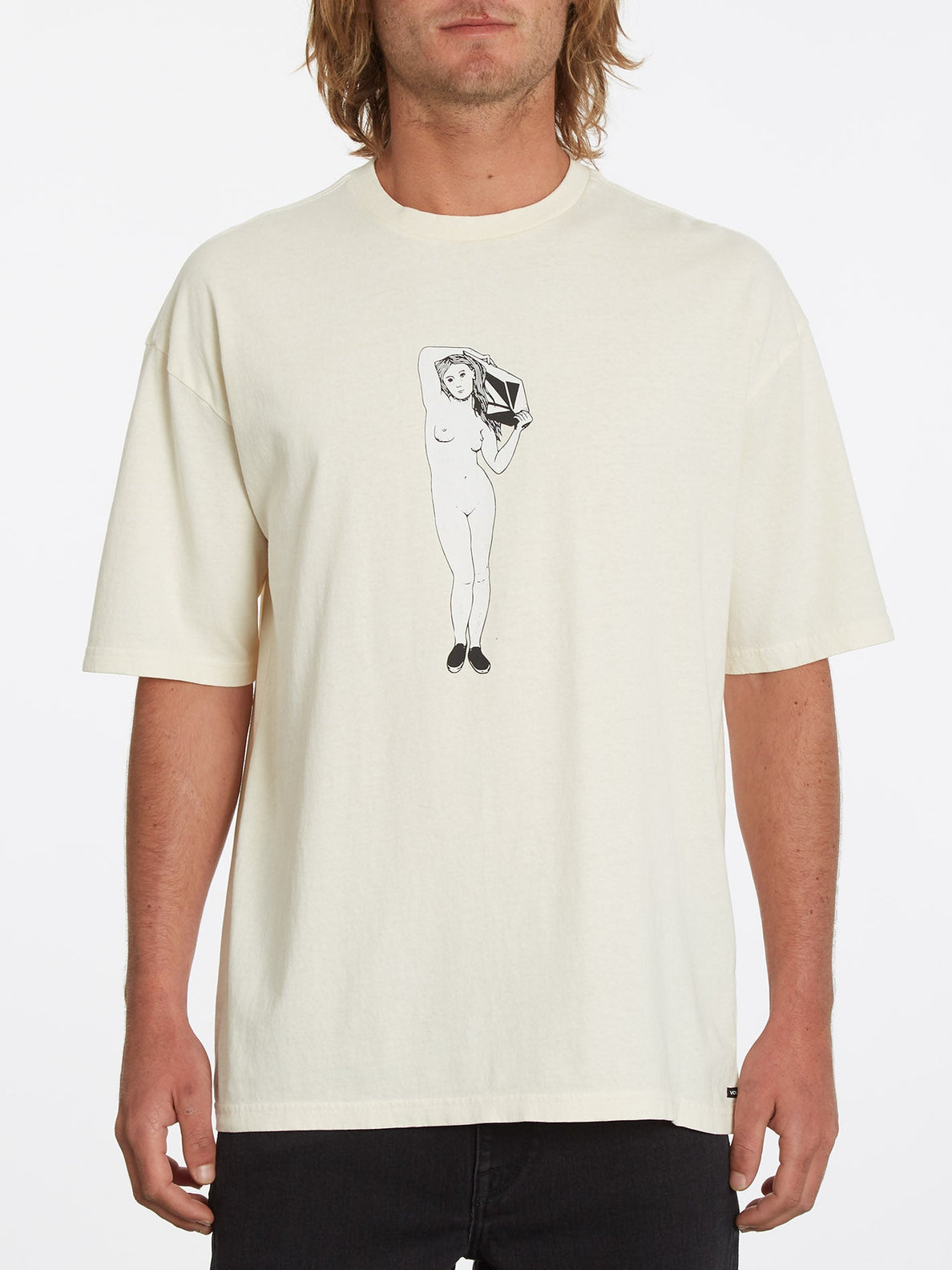 Binik T-shirt - WHITECAP GREY (A5232210_WCG) [F]