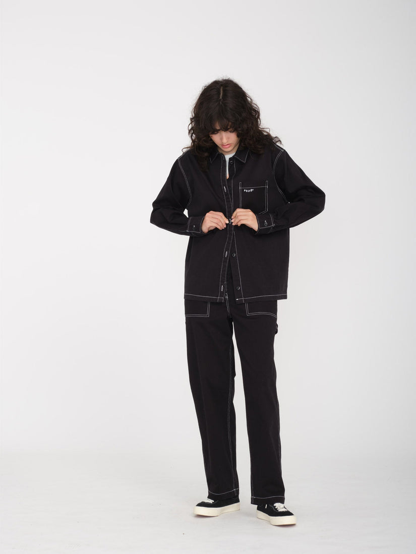 STONE KRAFT SHIRT LS (B0512403_BLK) [3]