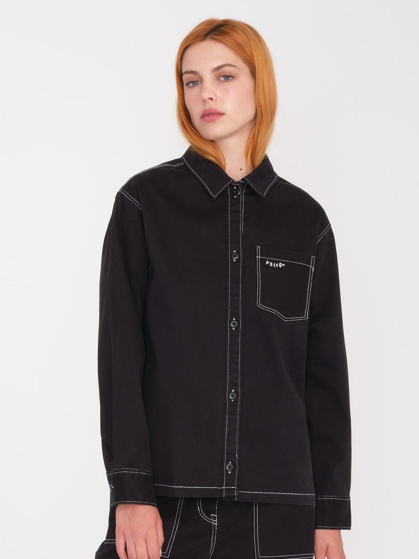 STONE KRAFT SHIRT LS (B0512403_BLK) [5]
