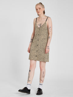 High Wired Cami Dress - Animal Print (B1312113_ANM) [B]