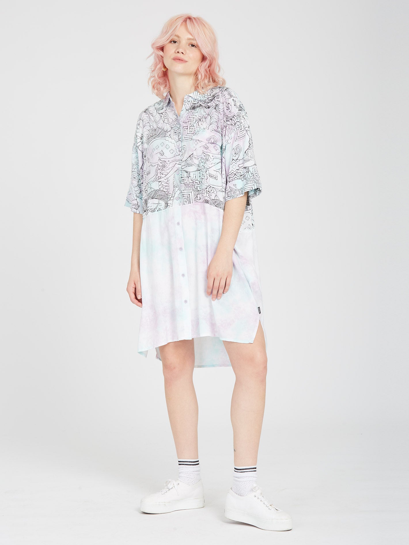 Robe Volcom Femme - Taille L - Occasion Très Bon état - Couleur Multicolore