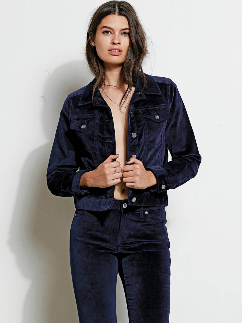 Veste GMJ Velvet - Indigo