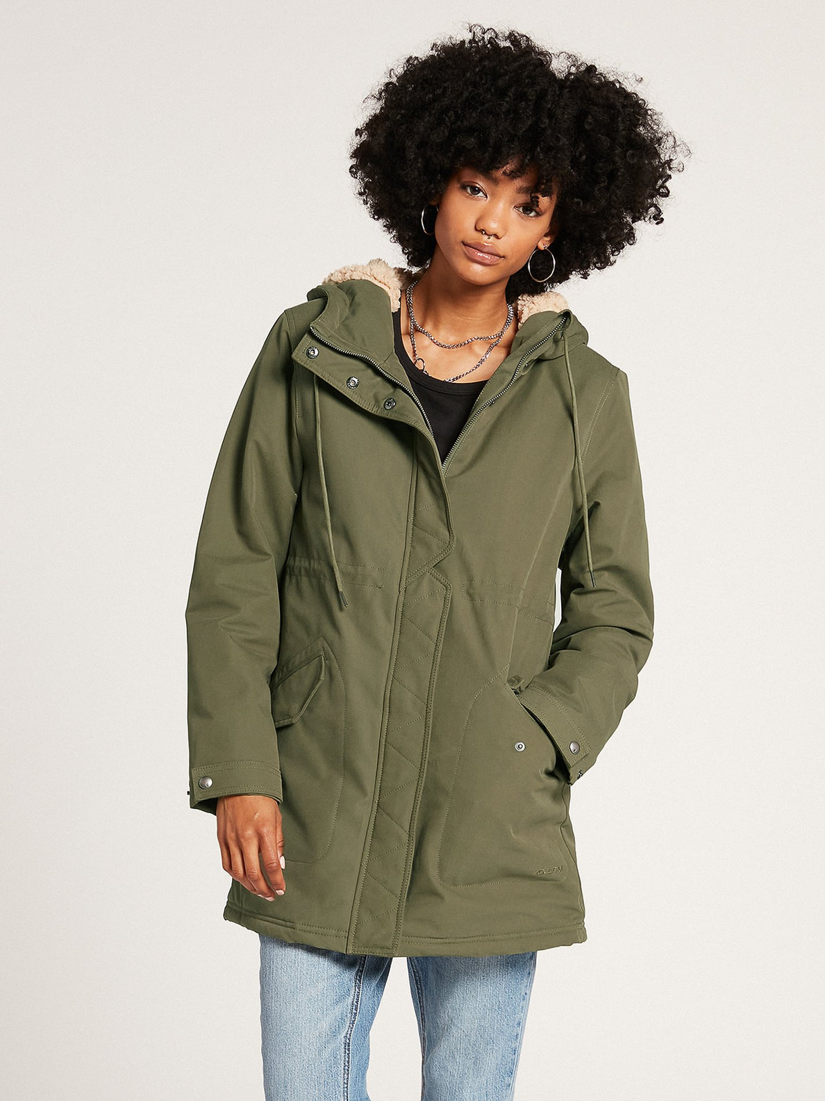 Less Is More 5K Parka - ARMY GREEN COMBO (B1732112_ARC) [F]