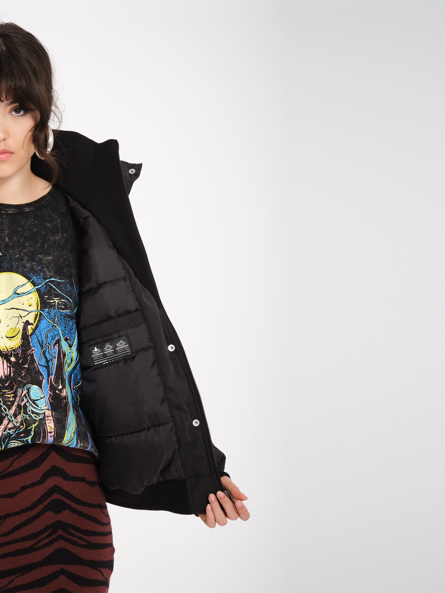 Blouson Bomber Volcom Femme Olive Foncé - Taille S, Occasion Très Bon état, Style Militaire