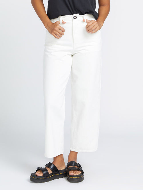 Jean Femme Volcom Taille Basse – Taille 28 Délavé Moyen – Occasion Très Bon État