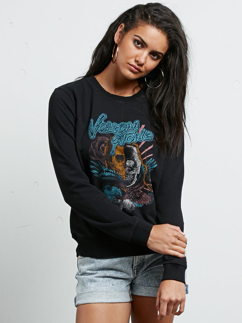 Sweatshirt Sound Check Fleece - Black