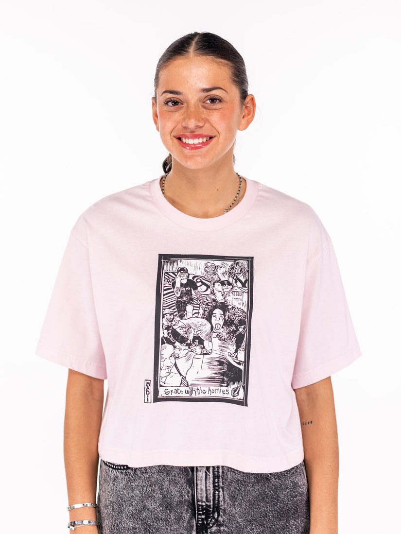 T-shirt Drumstone - LILAC ASH