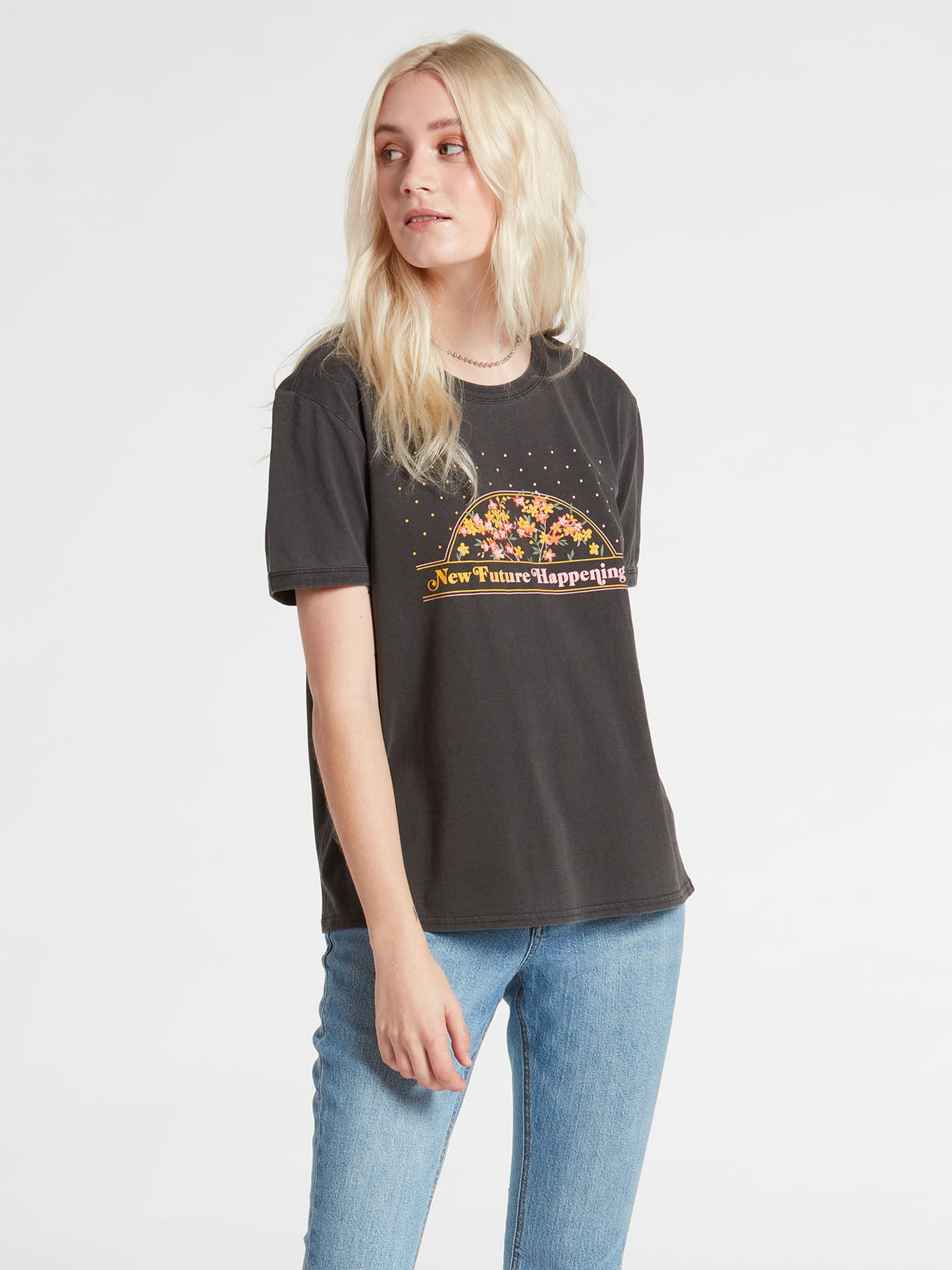 TRULY RINGER TEE (B3542102_BLK) [F]