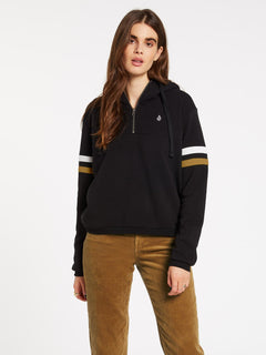 COLOR CODED HOODIE (B4132001_BLK) [F]