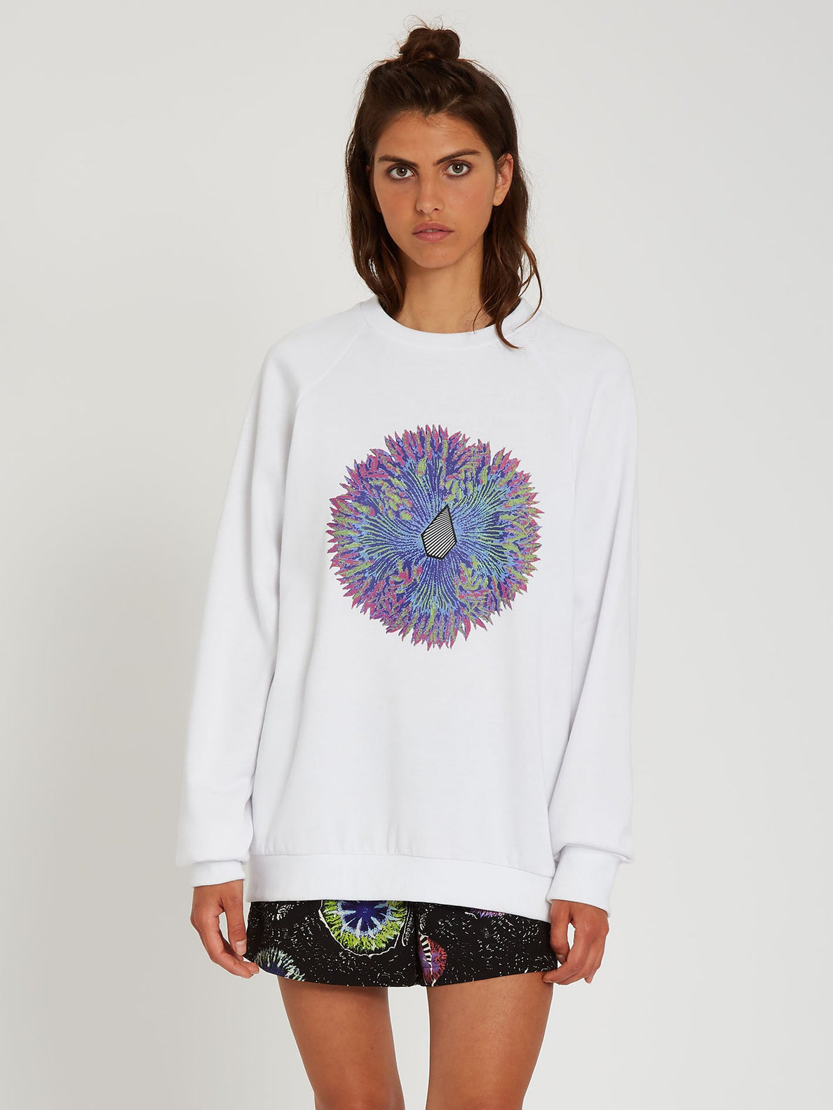 Coral Morph Sweatshirt - White (B4612102_WHT) [F]